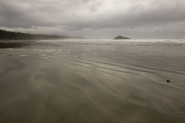 Gloomy day at the beach