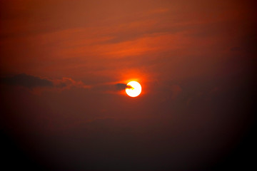 Rojo atardecer