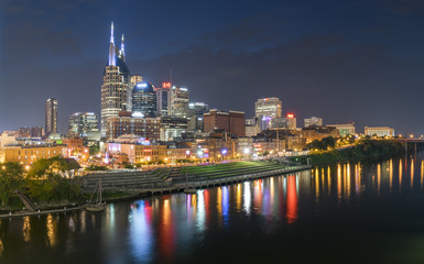 Fototapeta na wymiar Nashville Skyline