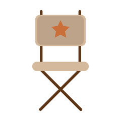 director chair icon image vector illustration design 