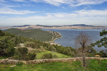 A View of Istanbul from Princes Islands, Turkey
