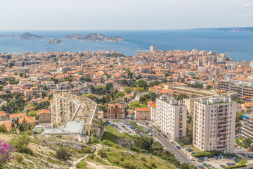 Fototapeta na wymiar The city of Marseille