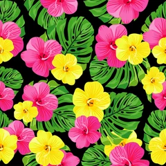 Plexiglas foto achterwand Hawaii pattern seamless © neshcheret
