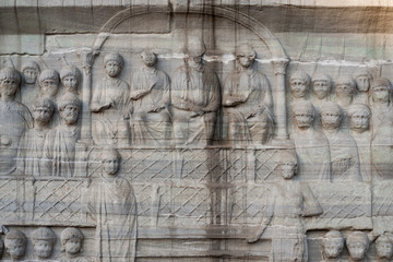 Carving on the Base of the Obelisk of Theodosius