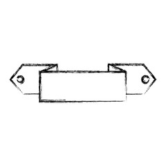 Ribbon banner isolated icon vector illustration graphic design