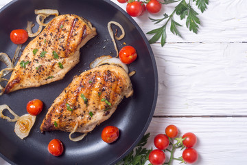Grilled chicken breast