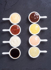 Set of sauces