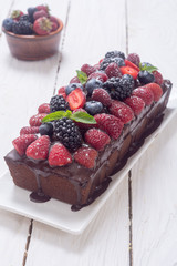 Homemade chocolate cake