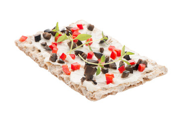 Appetiser toast with cheese