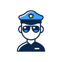 Police officer icon