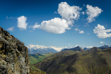Chmury Góry Lodowiec Widok z góry - 169222563