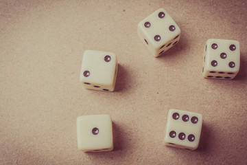 Dice - different numbers