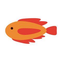 cartoon fish icon image vector illustration design 