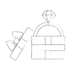 Cute gift box icon vector illustration graphic design
