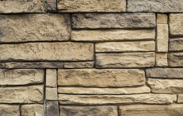Texture of art brick wall
