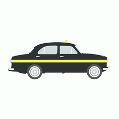 Obraz na płótnie Canvas Ambassador vintage car used as taxi or Cab