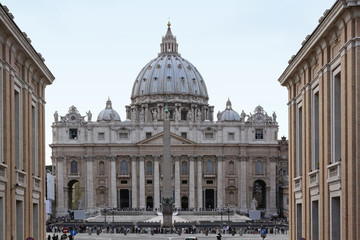 Fototapeta na wymiar St Peter Basilica Vatican