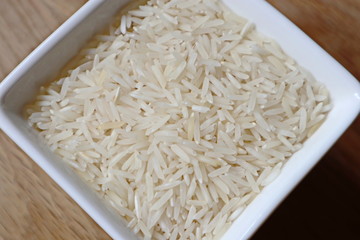 White rice in a Cup