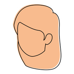 Woman cartoon smiling icon vector illustration graphic design