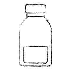 bottle medical drug icon vector illustration design