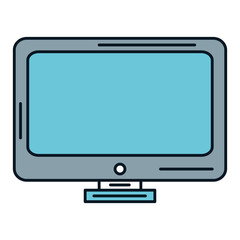 computer display isolated icon vector illustration design