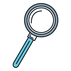 search magnifying glass icon vector illustration design