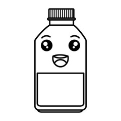 bottle medical drug icon vector illustration design