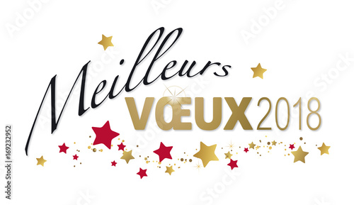"MEILLEURS VOEUX 2018" Stock image and royalty-free vector ...