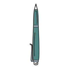 school pen isolated icon vector illustration design