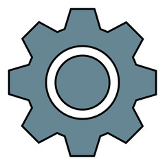 gears machinery isolated icon vector illustration design