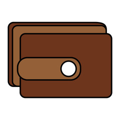 wallet money isolated icon vector illustration design