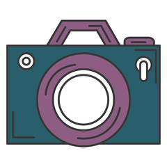 camera photographic isolated icon vector illustration design