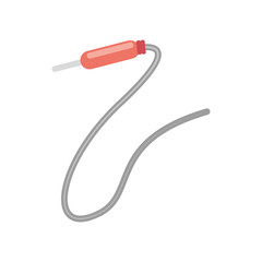 Sound plug wire icon vector illustration graphic design