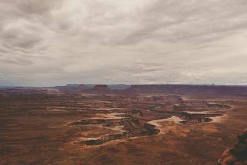 Orange Rock Formations in Canyonlands National Park