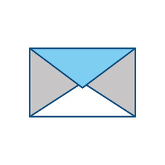 Email or mail symbol icon vector illustration graphic design