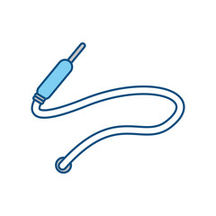 Sound plug wire icon vector illustration graphic design
