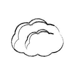 Cloud computing symbol icon vector illustration graphic design