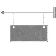 signboard isolated on a white background. vector illustration