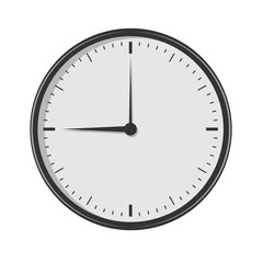 Wall clock. Vector illustration