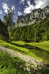 Obraz premium green lakeaustria