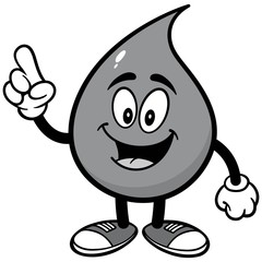 Water Drop Talking Illustration