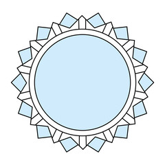 Award ribbon symbol icon vector illustration graphic design