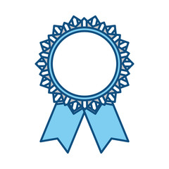 Award ribbon symbol icon vector illustration graphic design