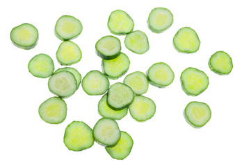 Sliced cucumber