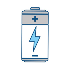 Battery energy symbol icon vector illustration graphic design