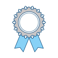 Award ribbon symbol icon vector illustration graphic design