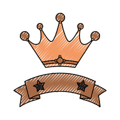 Crown emblem symbol icon vector illustration graphic design