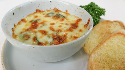 baked spinach with cheese