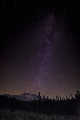 Fototapeta premium Milky Way over Mt Shasta