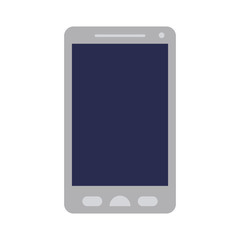 colorful silhouette of smartphone icon